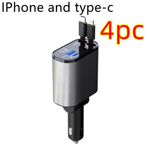 Metal Car Charger 100W Super Fast Charging