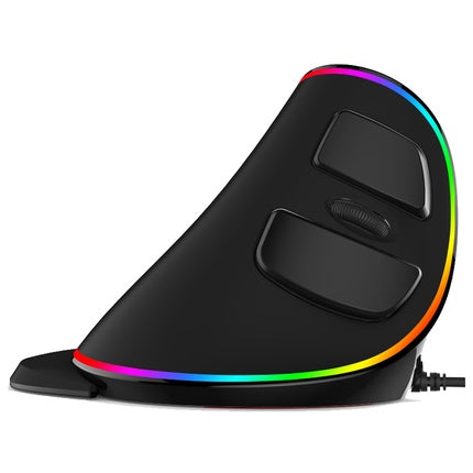 Vertical Ergonomic Snail RGB Anti-Mouse Hand