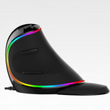 Vertical Ergonomic Snail RGB Anti-Mouse Hand