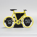 Creative Flip Clock Bicycle Shaped Clock Table Alarm Travel Clock Home Decorative