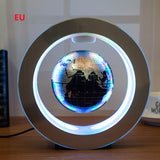 Round LED World Map Floating Globe Magnetic