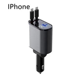 Metal Car Charger 100W Super Fast Charging