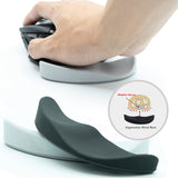 Ergonomic Mouse Wrist Rest Mouse Pads Silicon Gel Non-Slip Streamline Wrist Rest Support Mat Computer