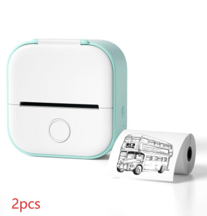 Portable Mini Thermal Label Printer Home Photo