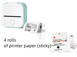 Portable Mini Thermal Label Printer Home Photo