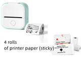 Portable Mini Thermal Label Printer Home Photo