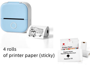 Portable Mini Thermal Label Printer Home Photo