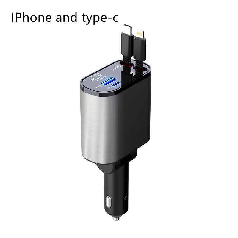 Metal Car Charger 100W Super Fast Charging