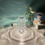 Nordic Crystal Lamp USB Table Lamps Bedroom