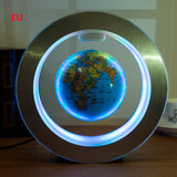 Round LED World Map Floating Globe Magnetic