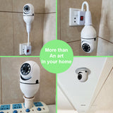 WiFi CAMERA 1080P Bulb 4X Zoom Camera E27