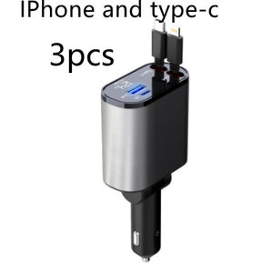 Metal Car Charger 100W Super Fast Charging