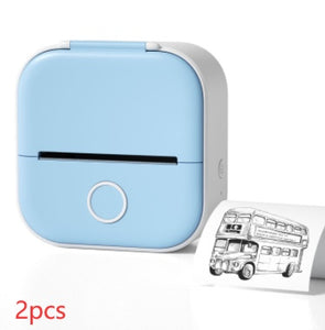 Portable Mini Thermal Label Printer Home Photo