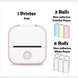 Portable Mini Thermal Label Printer Home Photo