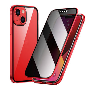 Privacy-proof Magneto Phone Case Double Sided Metal Frame