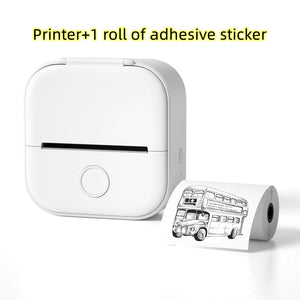 Portable Mini Thermal Label Printer Home Photo