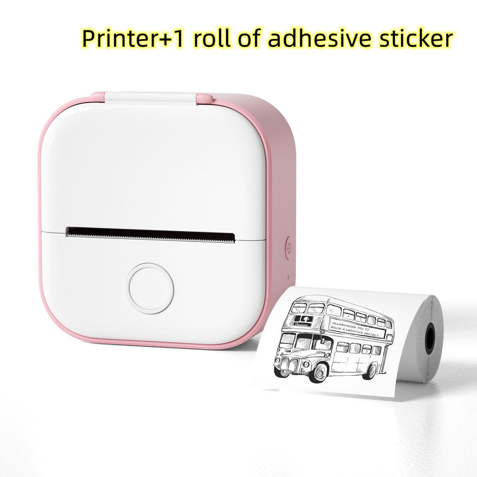 Portable Mini Thermal Label Printer Home Photo